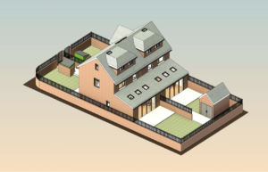 BIM of a house in the United Kingdom